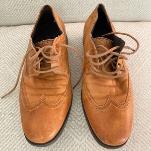 Cole Haan Copley Wing Tip Derby Oxford Brown Size 8M